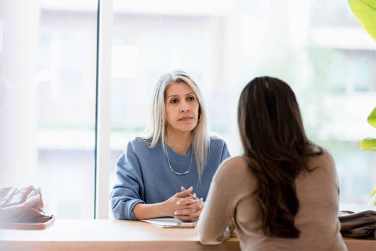 Woman counseling